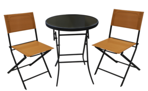 Градински комплект Bistro оранжев TLH091