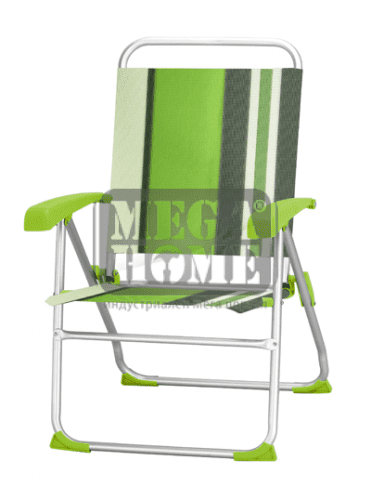 Алуминиев къмпинг стол зелен HG 40164BT