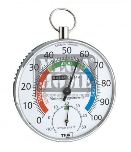 Биметален термометър с хидрометър