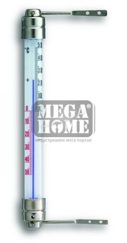 Термометър с метални крачета за прозорец