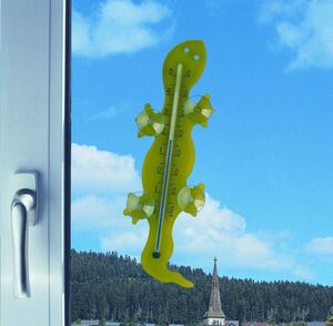 Термометър за прозорец Гущер