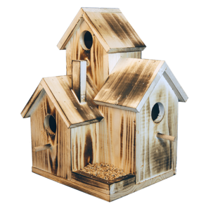 Тройна къща за птици