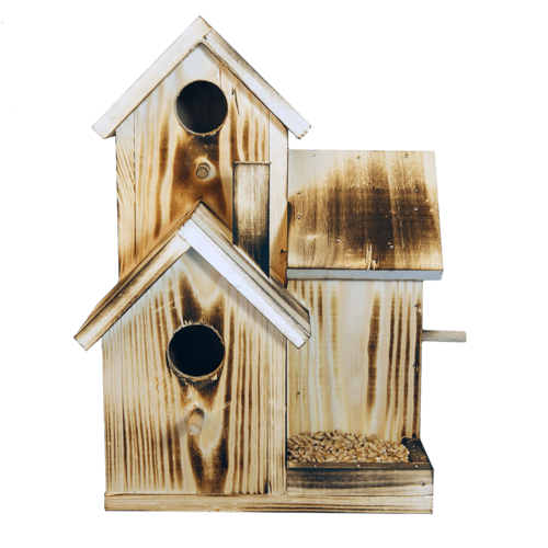 Тройна къща за птици