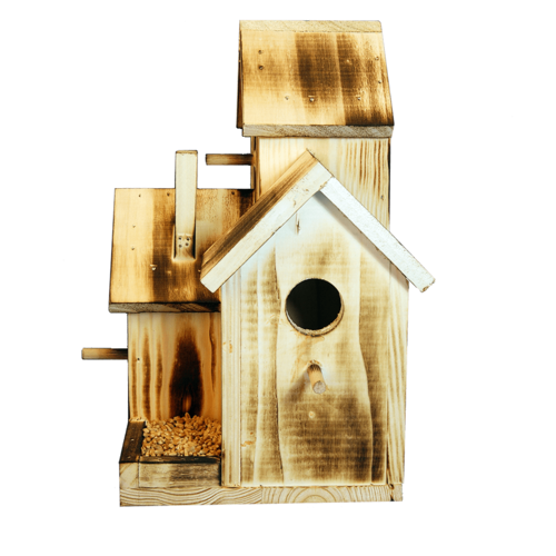 Тройна къща за птици