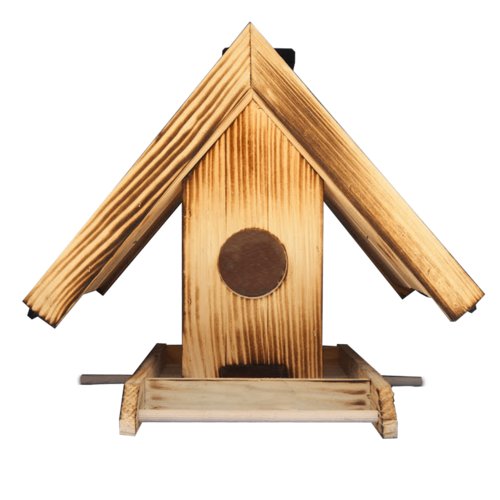 Хранилка за птици със стъклено прозорче Вила