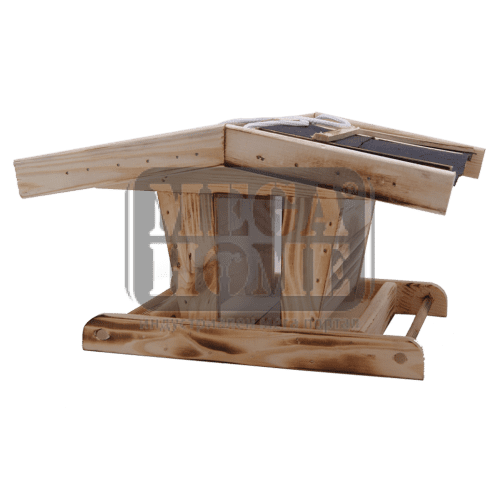 Хранилка за птици с изолиран покрив