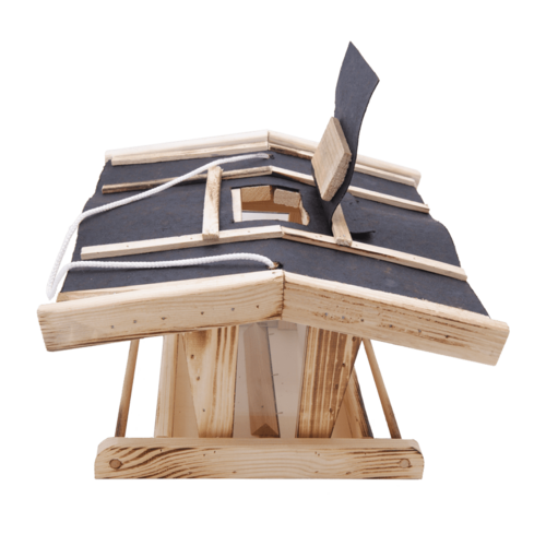 Хранилка за птици с изолиран покрив