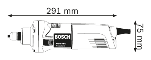 Прав шлайф Bosch GGS 28 C Professional