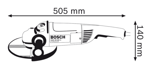 Ъглошлайф BOSCH GWS 26 - 230 JH 2600 W