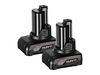 Акумулаторни батерии Bosch 10.8 V 4.0 Ач (Ah) /2 броя/-megahome.bg