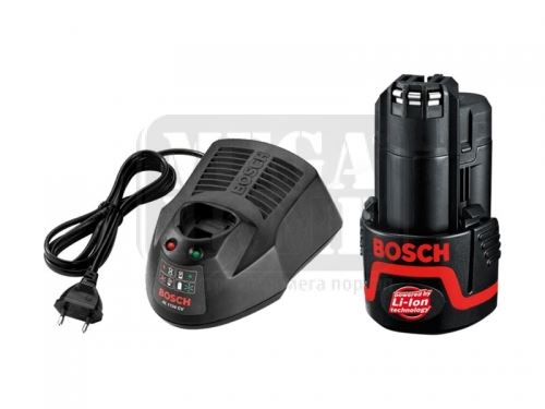 Акумулаторна батерия Bosch 10.8 V + зарядно Bosch AL1130