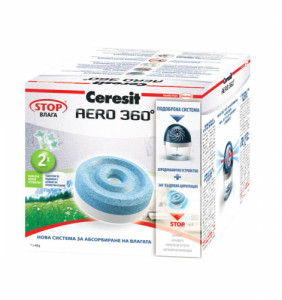 Ceresit AERO 360° таблетки пролетно ухание 2x450 гр Ceresit AERO 360° таблетки пролетно ухание 2x450 гр