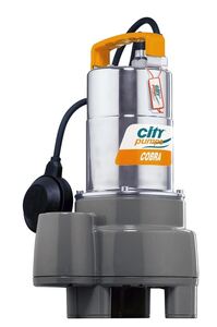 Дренажна помпа CITY COBRA 90M Q: 1.5 - 18.0 m³/h, 25 - 300 л/мин Дренажна помпа CITY COBRA 90M Q: 1.5 - 18.0 m³/h, 25 - 300 л/мин