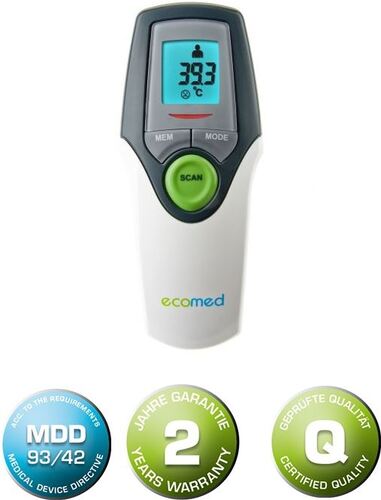 Безконтактен термометър Medisana Ecomed TM 65E