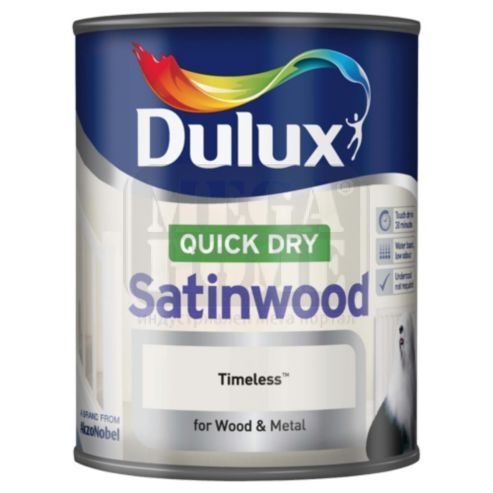 Бързосъхнеща сатенена боя за дърво и метал Dulux