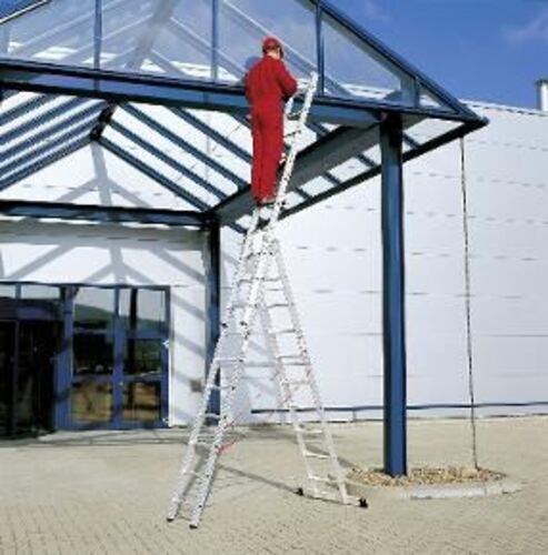 Алуминиева стълба три секторна