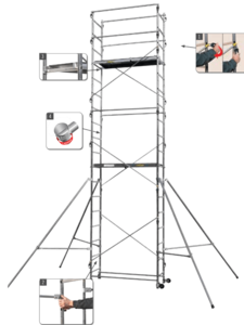 Алуминиево скеле Sten Up