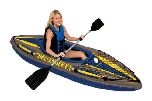 Надуваем каяк Challenger