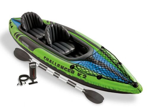 Надуваем каяк Challenger