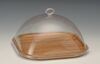 Бамбуков поднос за сирена с акрилен капак AN-megahome.bg