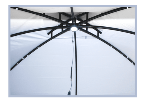 Градинска Шатра Лукс 3 x 3,6 м бяла 5520L - B 108021