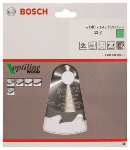Диск Bosch Optiline Wood за ръчен циркуляр