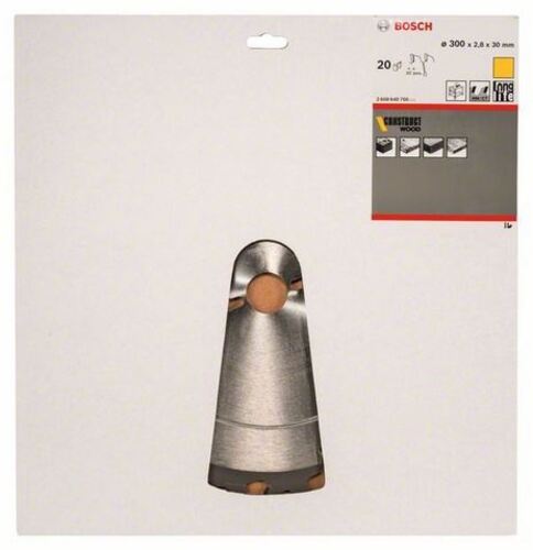 Диск Bosch Construct Wood за стационарен циркуляр - стандартен