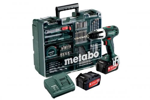 Акумулаторна ударна бормашина Metabo SB 18 LT SET 2 х 4.0 Ah