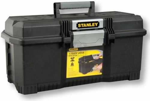Пластмасов куфар за инструменти Stanley One Latch 24"