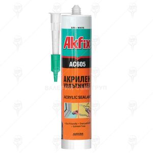 Акрилен уплътнител Akfix AC605 24 бр х 310 мл Акрилен уплътнител Akfix AC605 24 бр х 310 мл