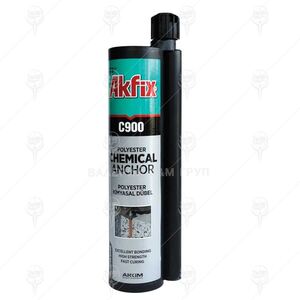 Лепило химически анкер Akfix C900 Polyester 12 бр х 300 - 345 мл Лепило химически анкер Akfix C900 Polyester 12 бр х 300 - 345 мл