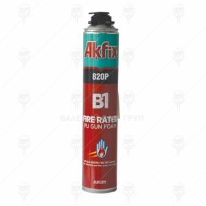 Полиуретанова пистолетна пяна Akfix 820P клас B1 1000 гр Полиуретанова пистолетна пяна Akfix 820P клас B1 1000 гр