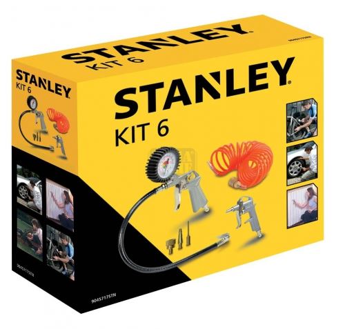 Комплект аксесоари за компресор 6 части Stanley 9045717STN