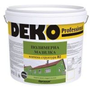 Полимерна мазилка с влачена структура Deko Professional В2. В3 Полимерна мазилка с влачена структура Deko Professional В2. В3