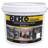 Интериорна боя КЛАС 1 бяла DEKO Professional