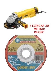 Ъглошлайф ф 125 мм 1000 W Dewalt DWE4207 Ъглошлайф ф 125 мм 1000 W Dewalt DWE4207
