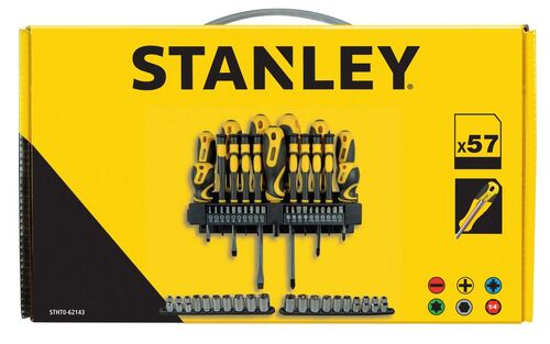 Комплект отвертки с битове Stanley STHT0-62143 57 части