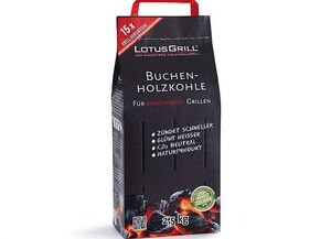 Букови дървени въглища LotusGrill 1 - 2.5 кг за 6 - 15 барбекюта Букови дървени въглища LotusGrill 1 - 2.5 кг за 6 - 15 барбекюта