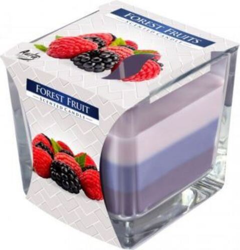 Ароматизирана свещ в чаша с три цвята Bispol