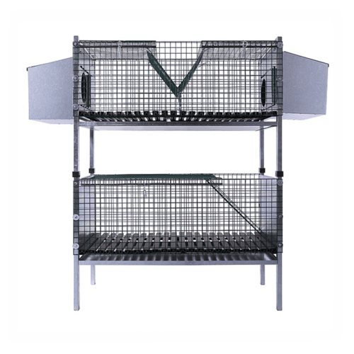 Клетка за зайци двойна