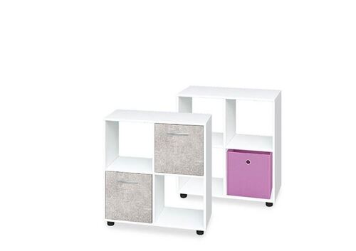 Етажерка Кубо 4 бяла