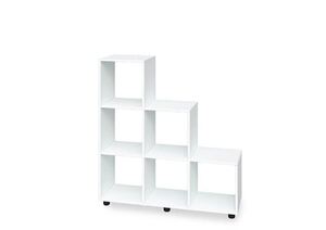 Етажерка Кубо 6 бяла