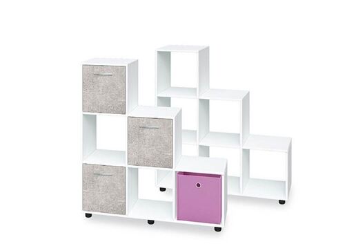 Етажерка Кубо 6 бяла