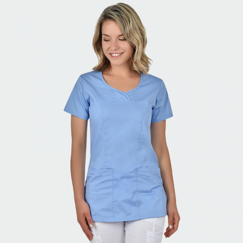 Медицинска дамска туника Ines синя