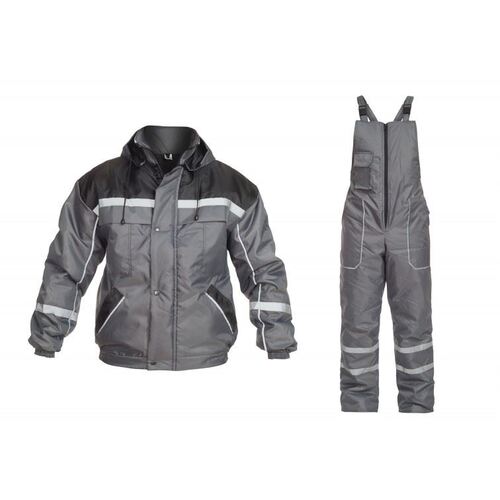 Комплект работен зимен ватиран полугащеризон и яке Gamma