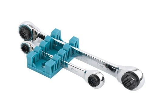 Комплект ключове двойна звезда с тресчотка 8-19 мм 2 броя Gross