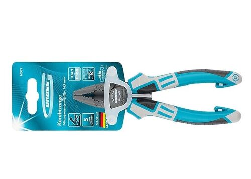 Клещи комбинирани 165 - 205 мм с трикомпонентни дръжки Gross