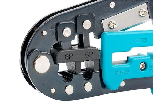 Клещи кримпващи за телефонни и компютърни конектори Gross