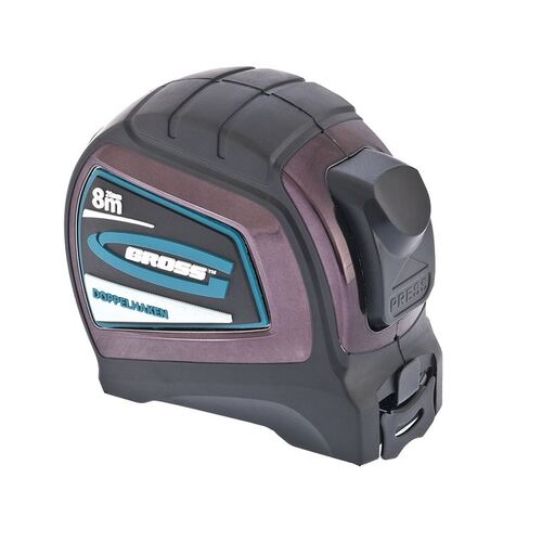 Ролетка 5 - 10 м х 25 мм двустранен накрайник Gross Doppelhaken