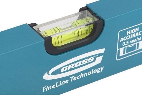 Нивелир алуминиев усилен 400 - 2000 мм 3 либели Gross